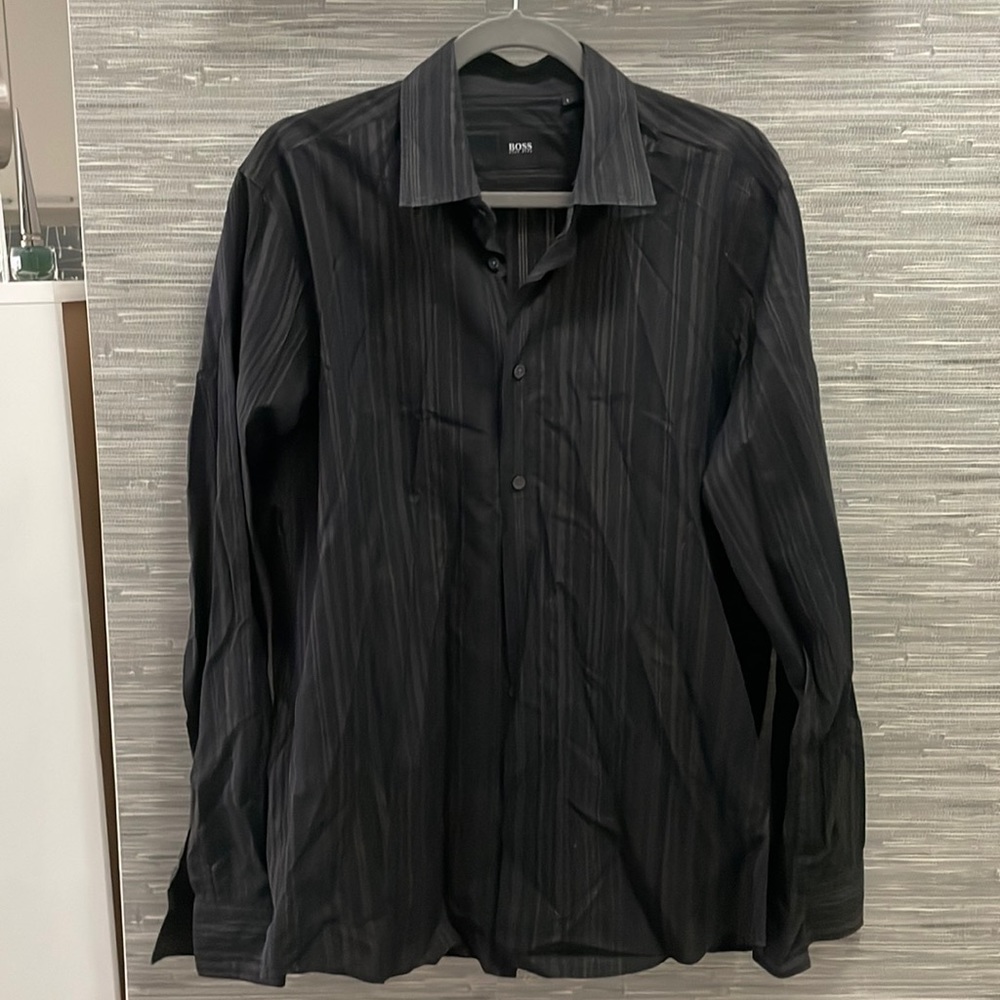 Hugo Boss Black Stripe Dress Shirt